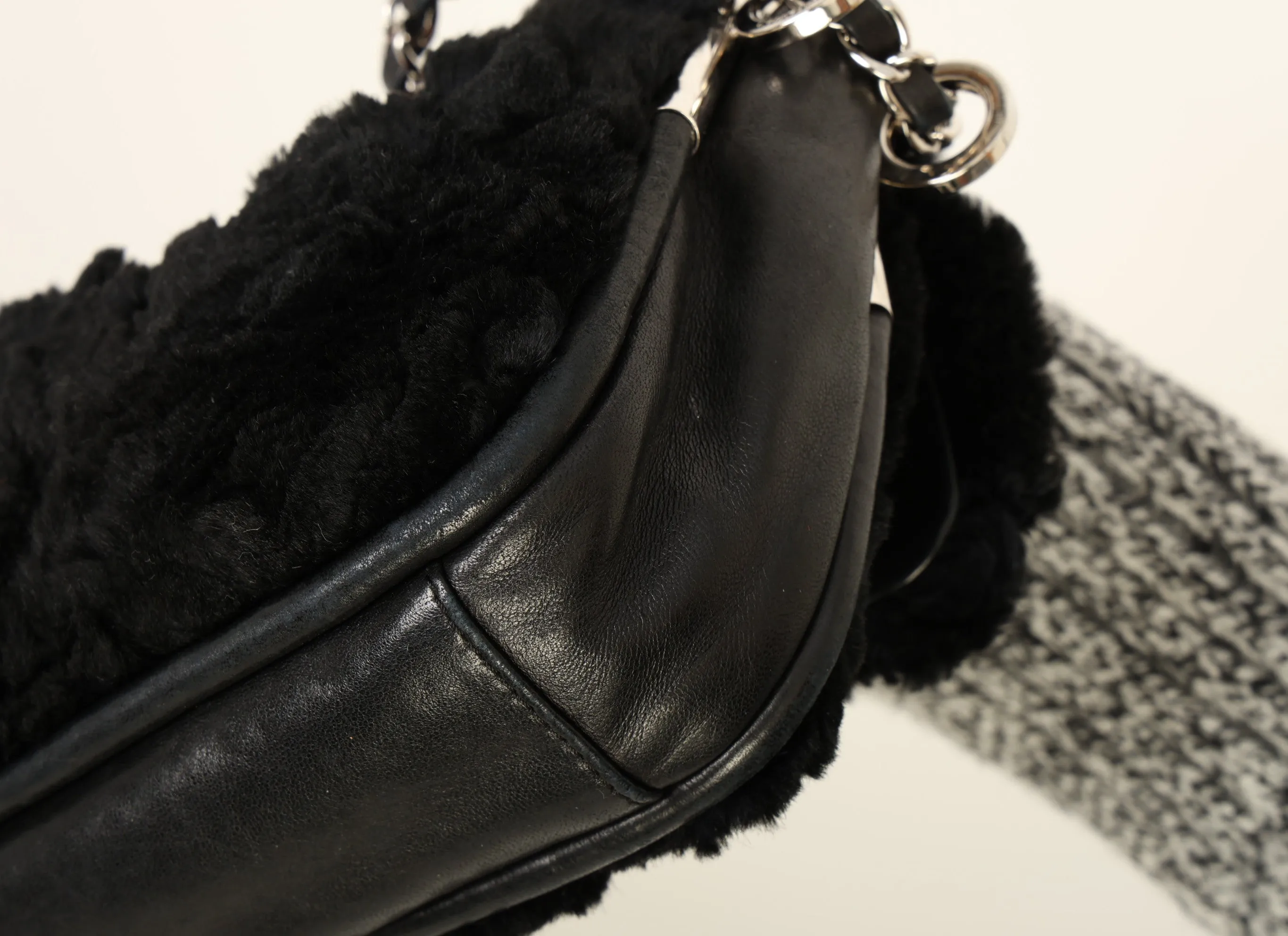 Chanel 2006 Fur Medium Flap
