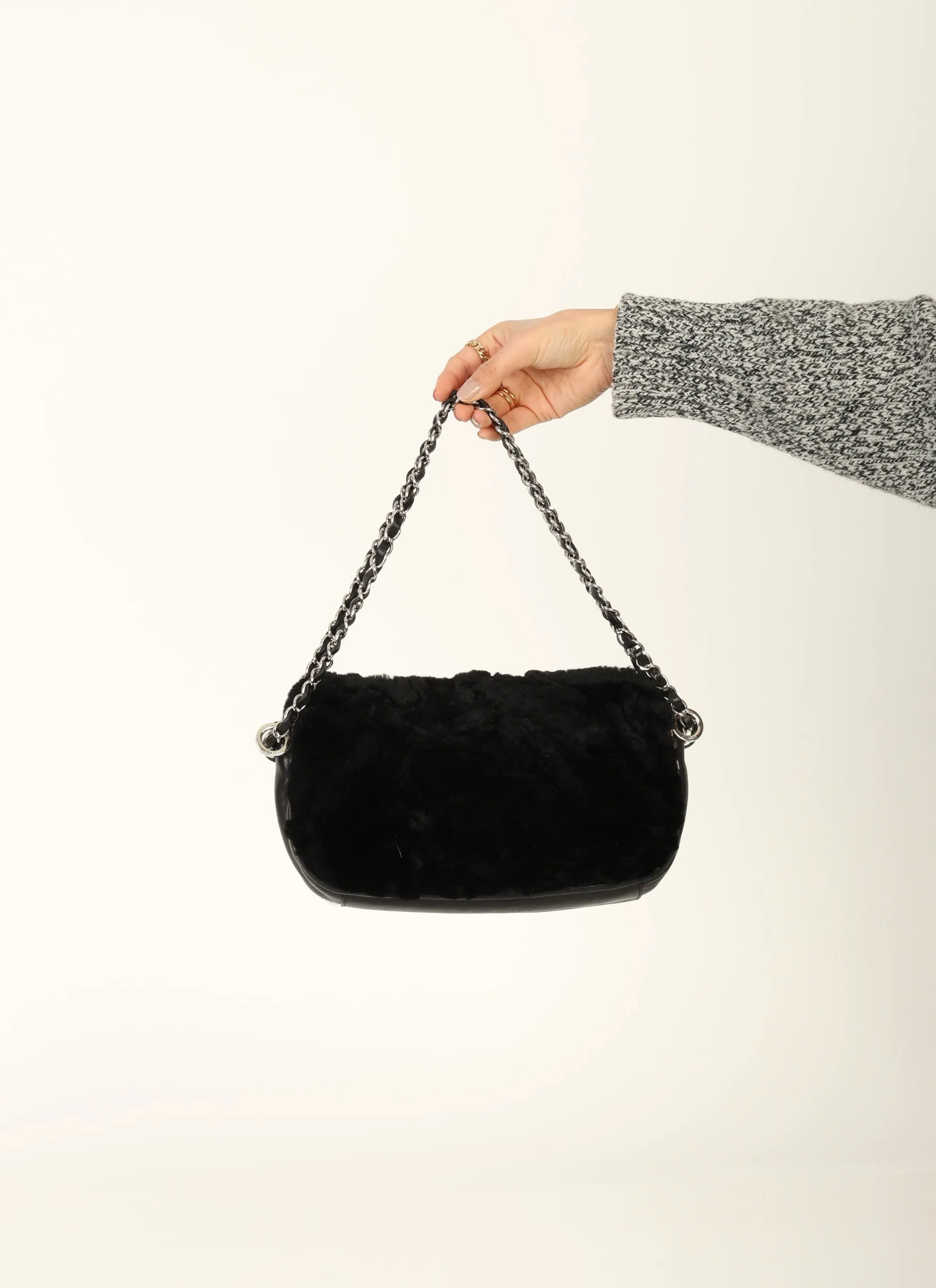 Chanel 2006 Fur Medium Flap