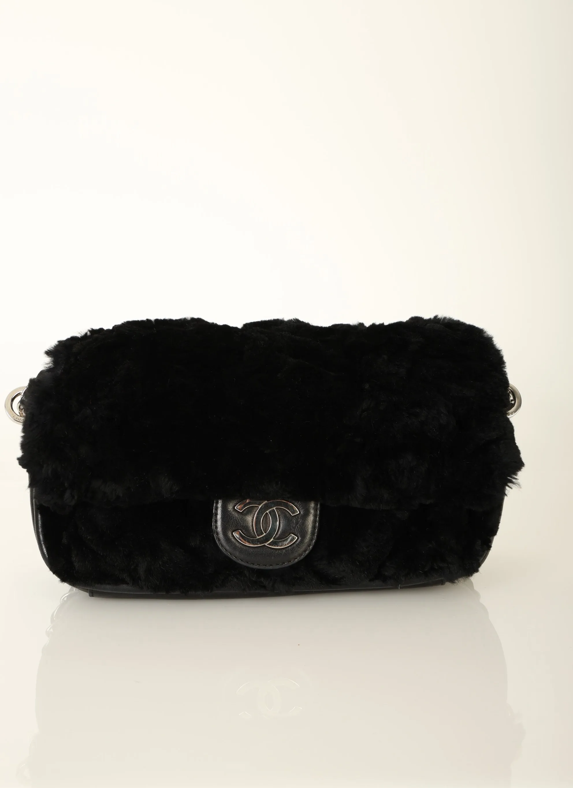 Chanel 2006 Fur Medium Flap
