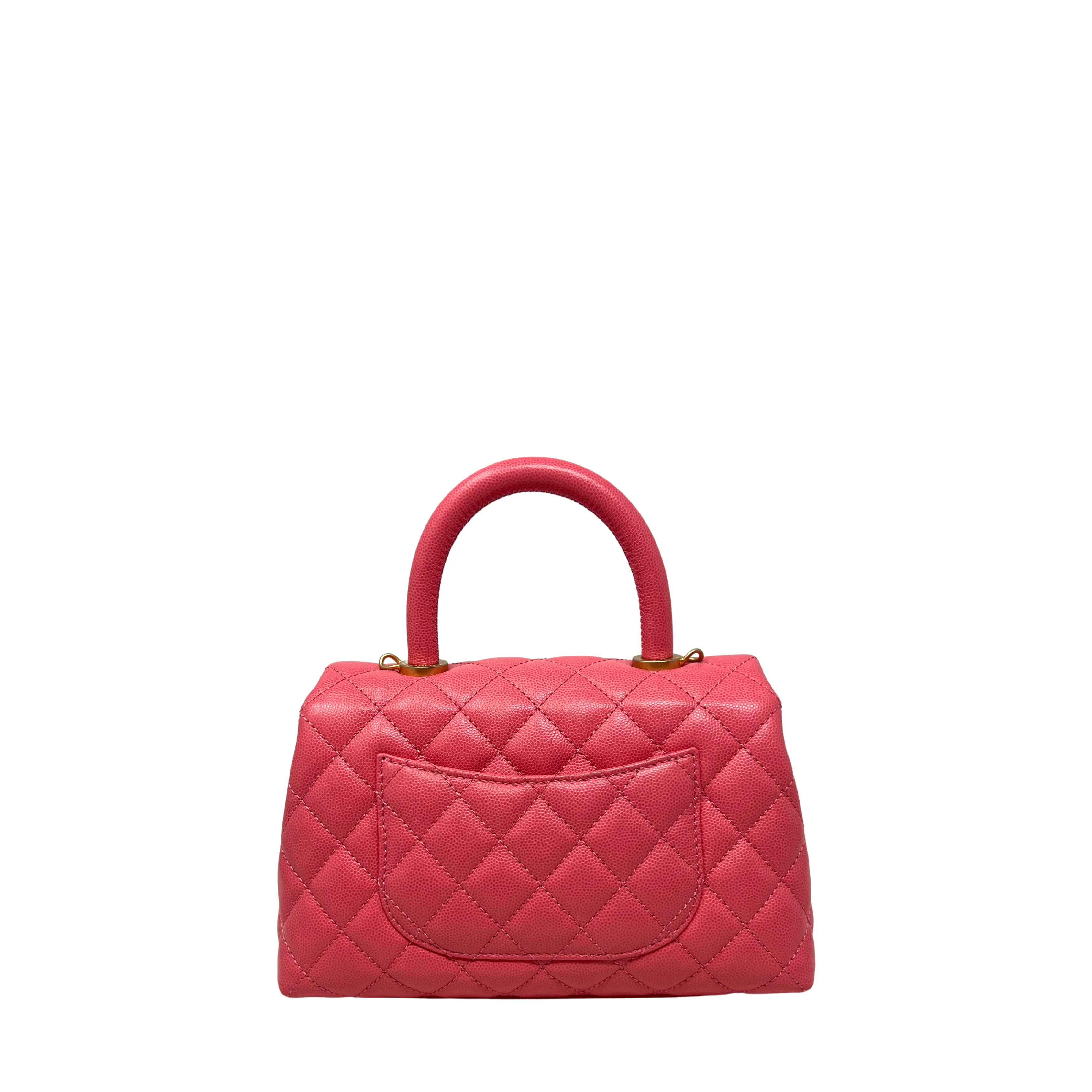 Chanel Small Pink Coco Top Handle