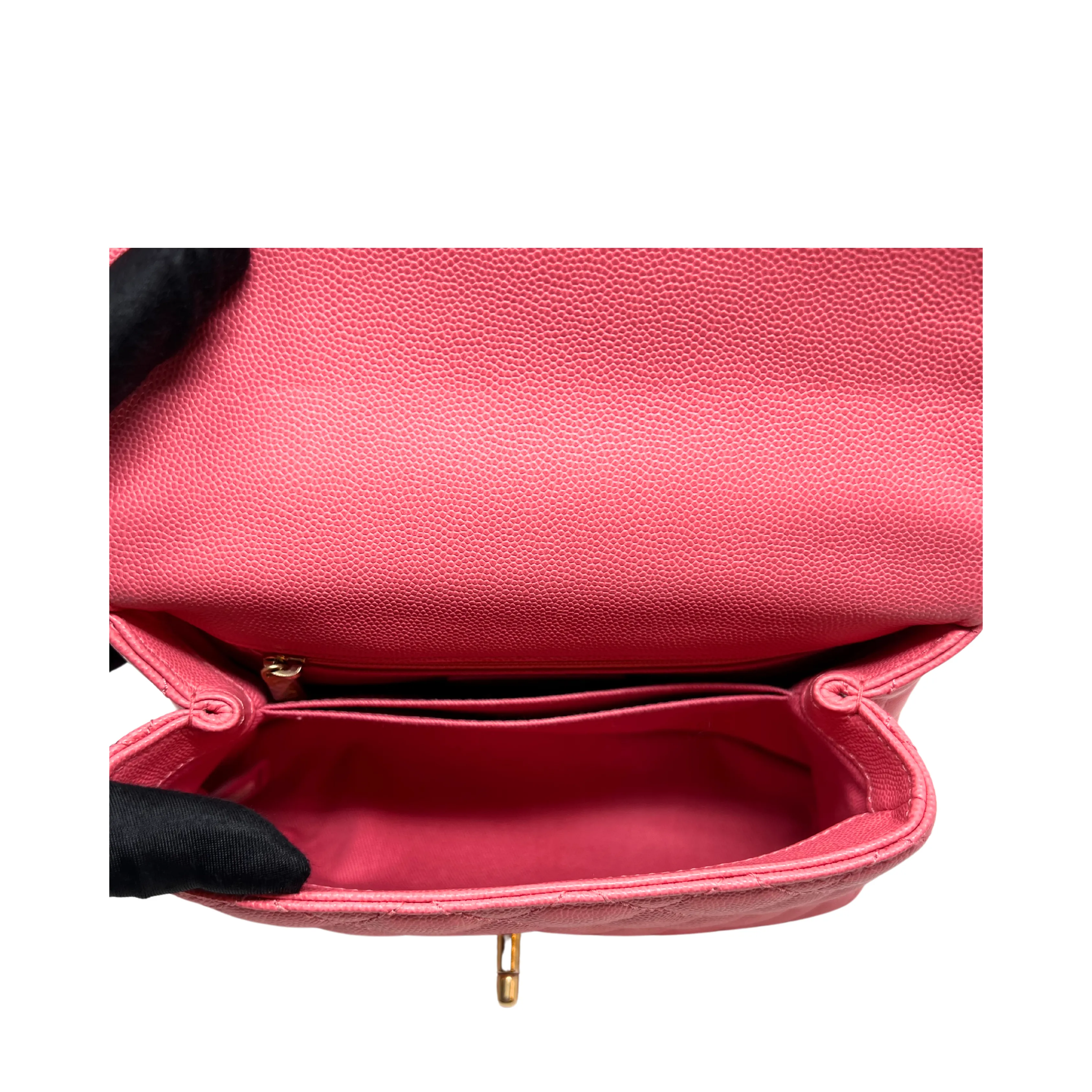 Chanel Small Pink Coco Top Handle