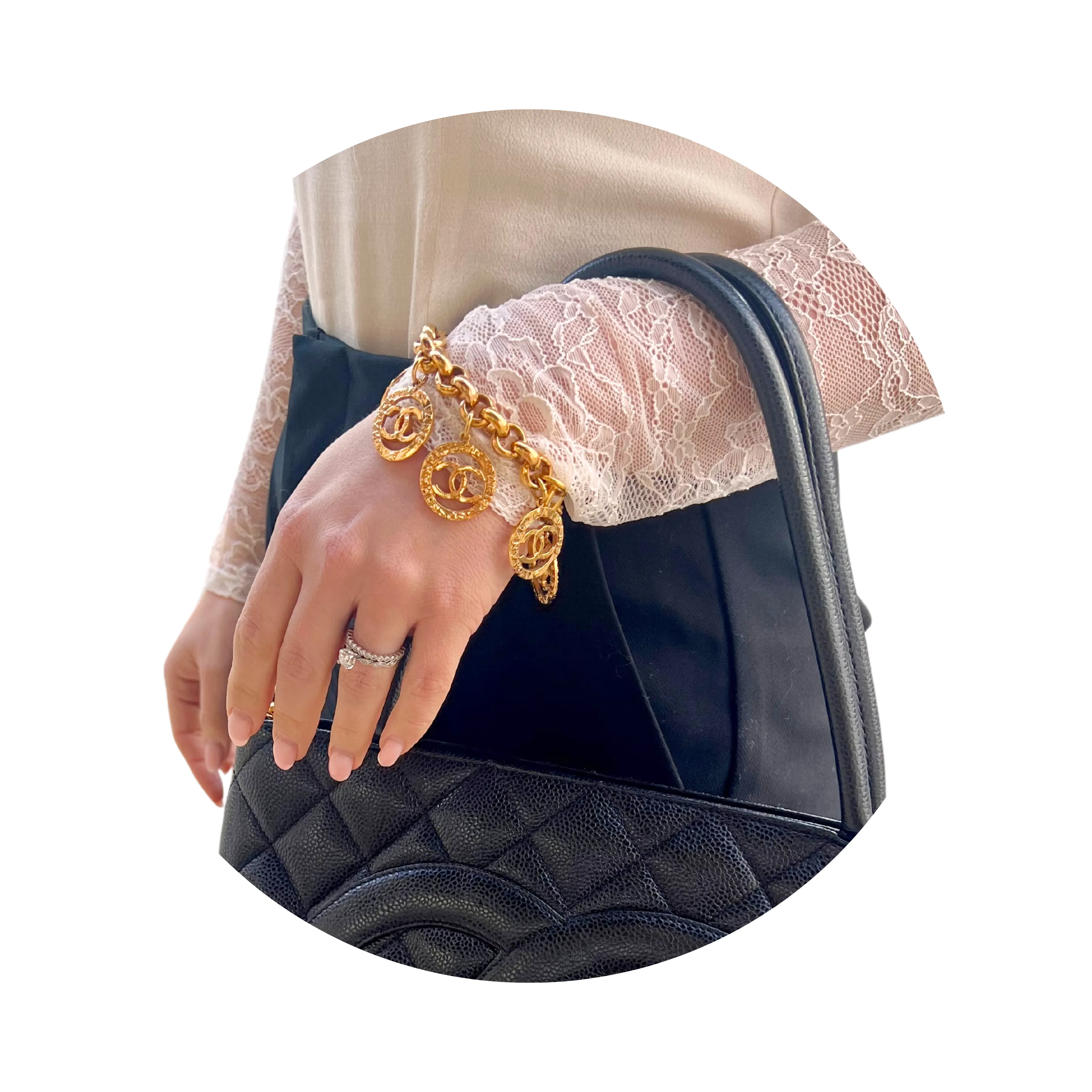 Chanel Vintage Charm Bracelet
