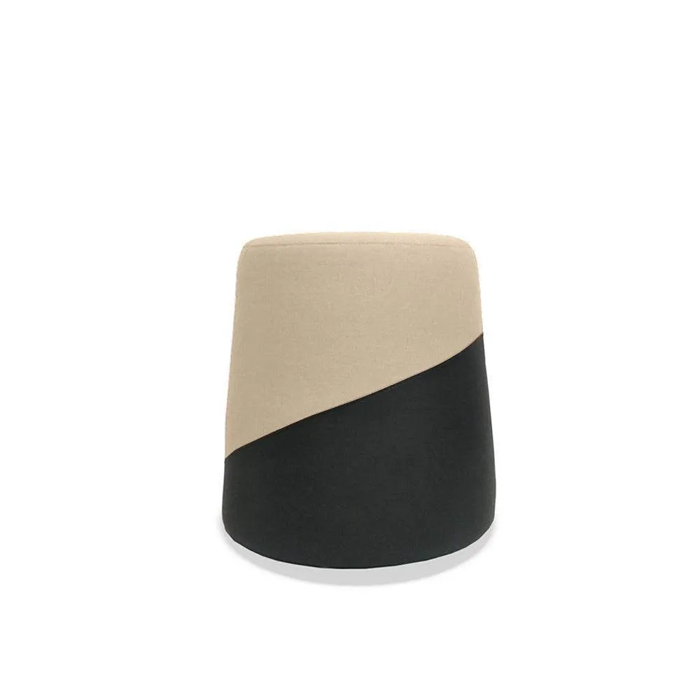 Claire Fabric Ottoman (Dual toned) by Zest Livings