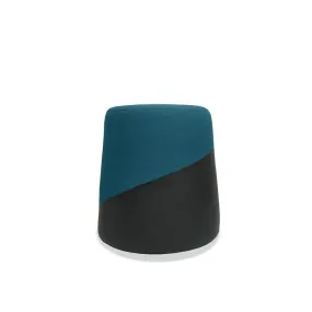 Claire Fabric Ottoman (Dual toned) by Zest Livings