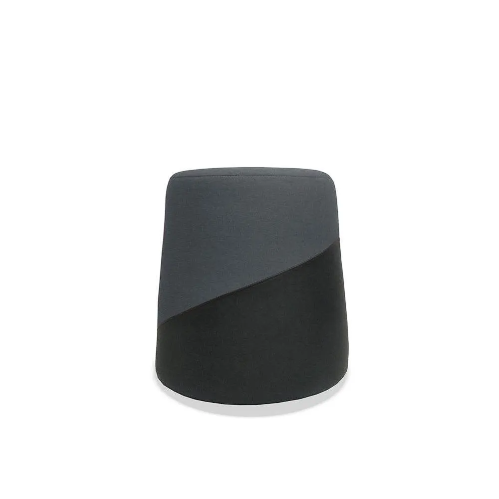 Claire Fabric Ottoman (Dual toned) by Zest Livings