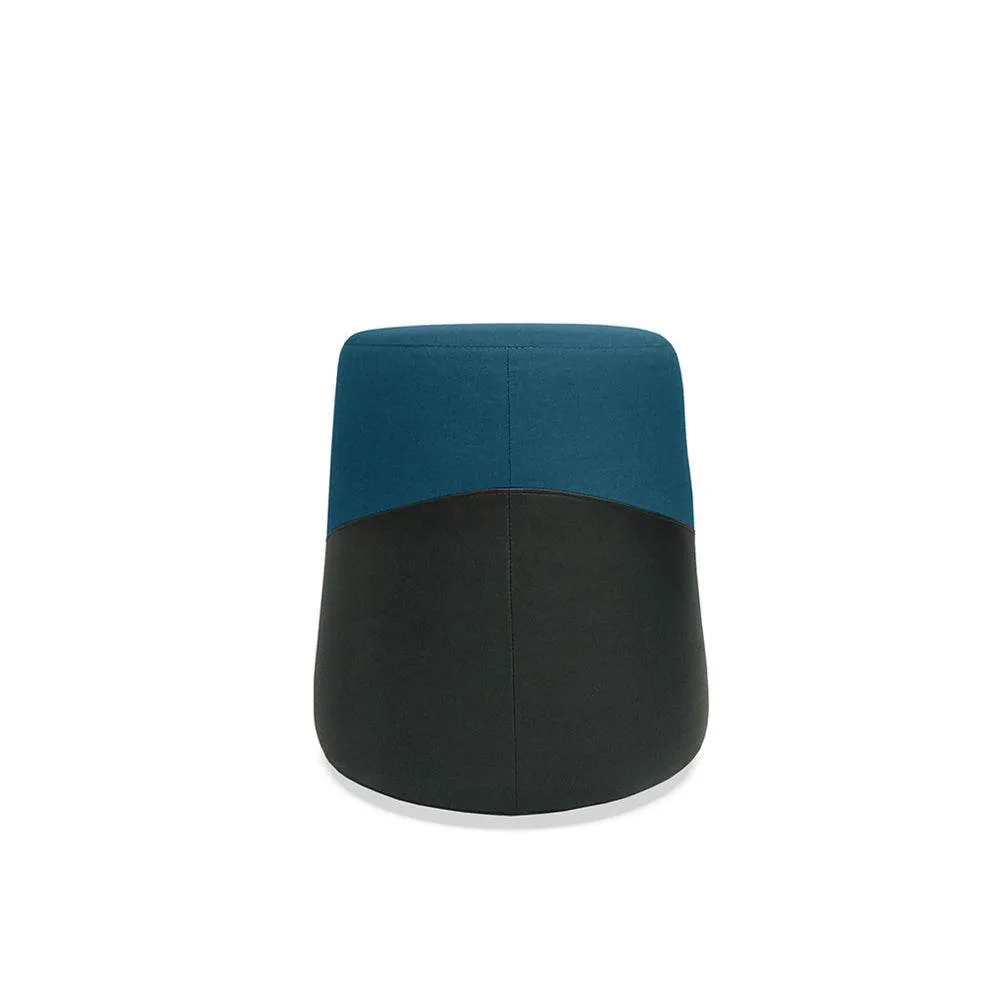 Claire Fabric Ottoman (Dual toned) by Zest Livings