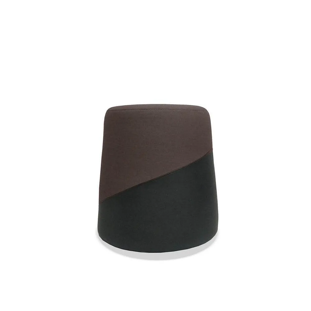 Claire Fabric Ottoman (Dual toned) by Zest Livings