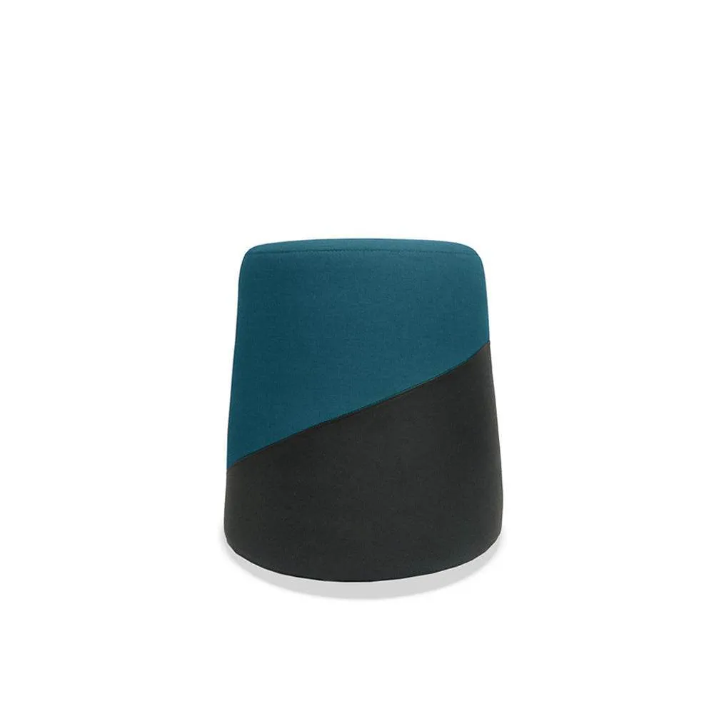 Claire Fabric Ottoman (Dual toned) by Zest Livings