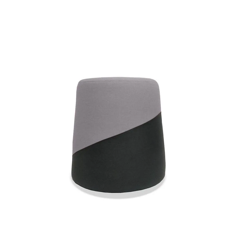 Claire Fabric Ottoman (Dual toned) by Zest Livings