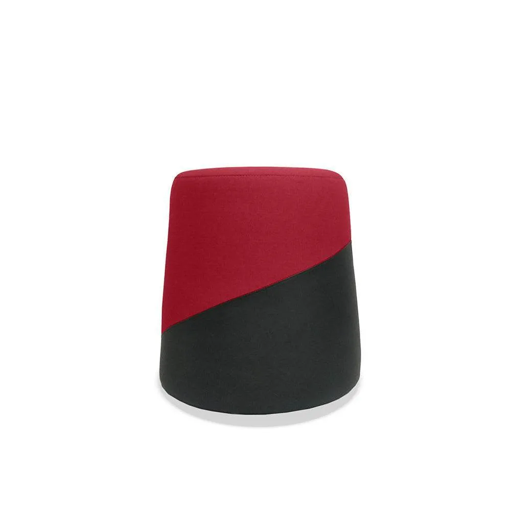 Claire Fabric Ottoman (Dual toned) by Zest Livings