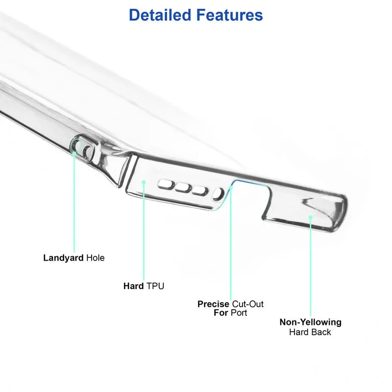 Crystal Clear Hard Back Anti-Yellowing Phone Case For Samsung J4 Plus