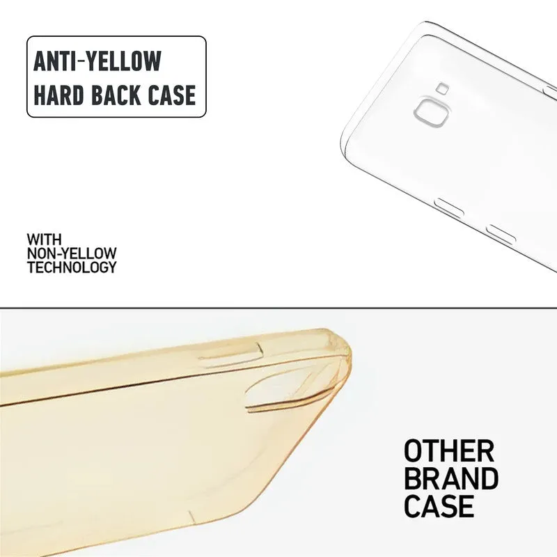 Crystal Clear Hard Back Anti-Yellowing Phone Case For Samsung J4 Plus