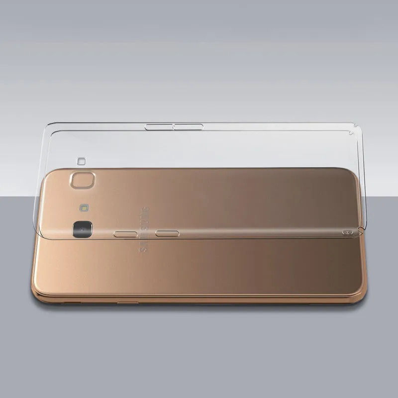 Crystal Clear Hard Back Anti-Yellowing Phone Case For Samsung J4 Plus