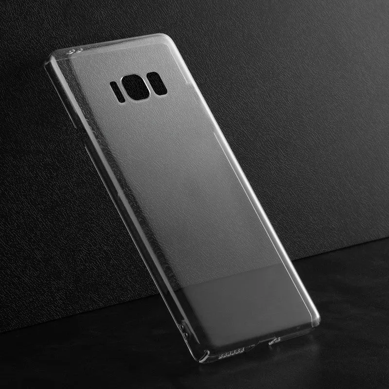 Crystal Clear Hard Back Anti-Yellowing Phone Case For Samsung S8 plus