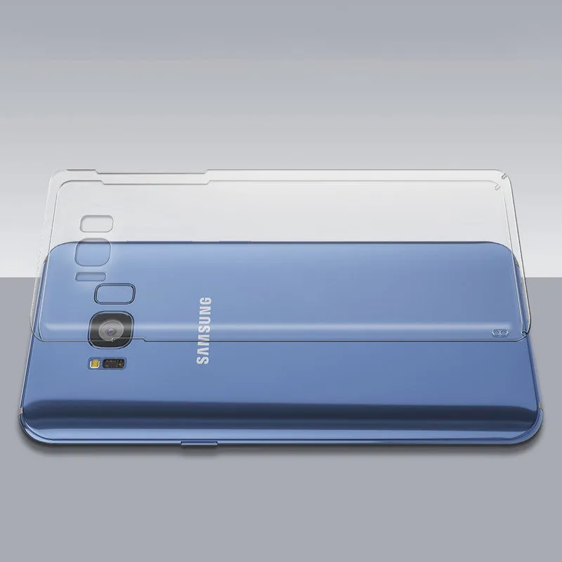 Crystal Clear Hard Back Anti-Yellowing Phone Case For Samsung S8 plus