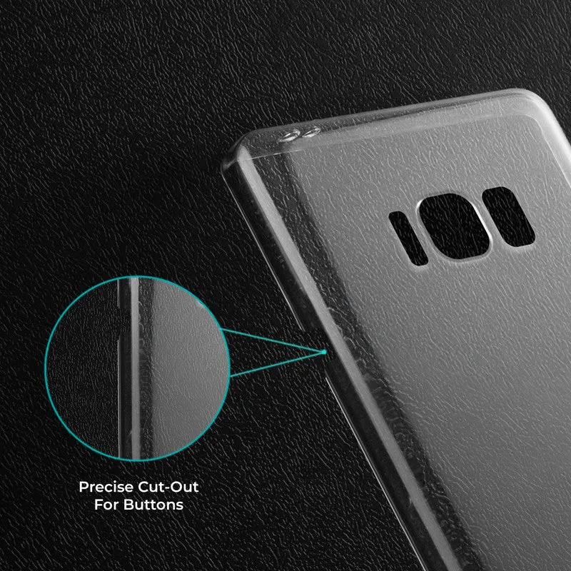 Crystal Clear Hard Back Anti-Yellowing Phone Case For Samsung S8 plus