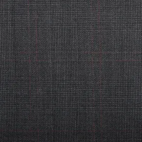Dark Grey Prince Of Wales With Red Double Check Quartz Super 100's Suiting