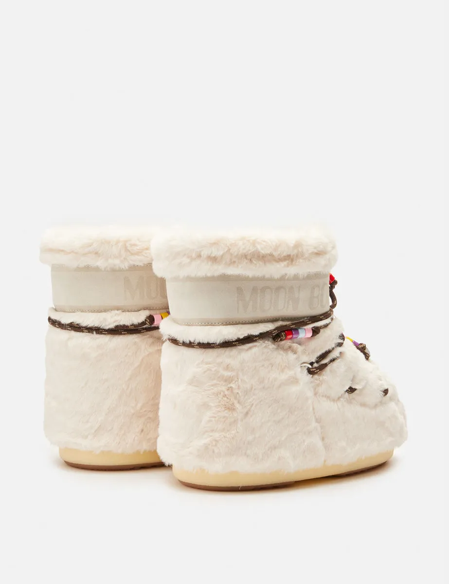 doposci low faux fur beads cream