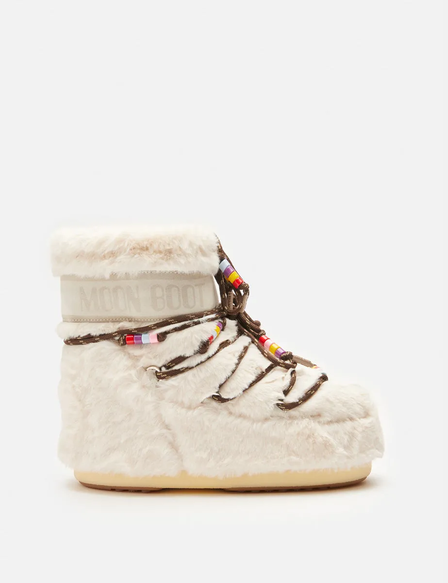 doposci low faux fur beads cream