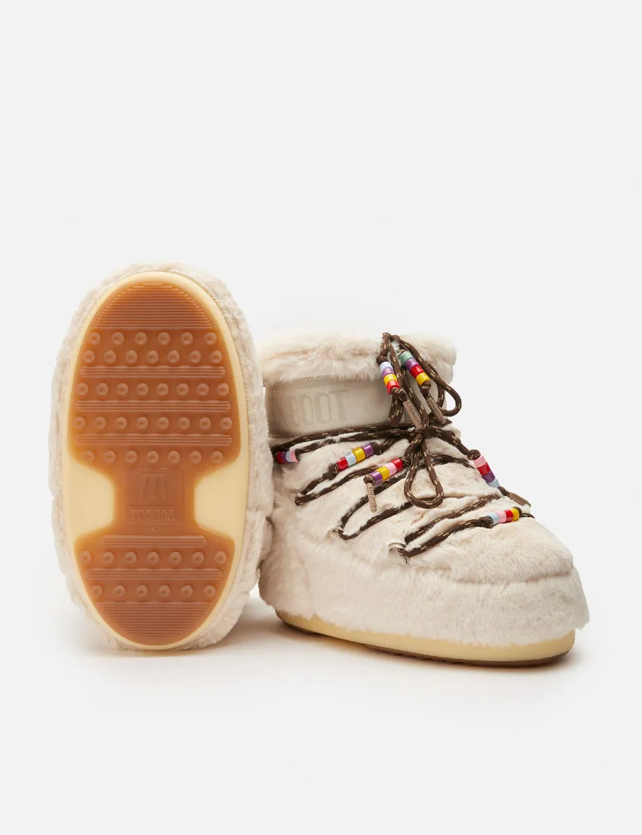 doposci low faux fur beads cream