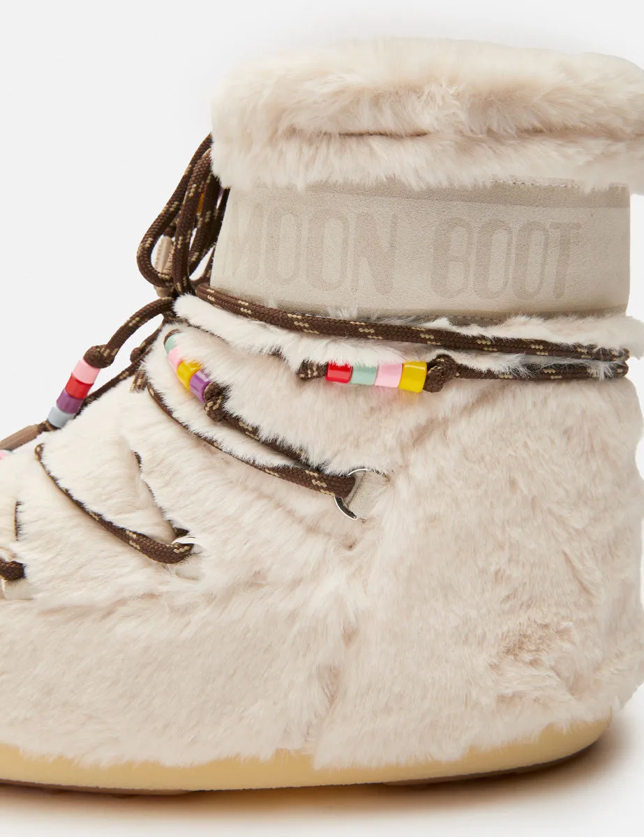 doposci low faux fur beads cream