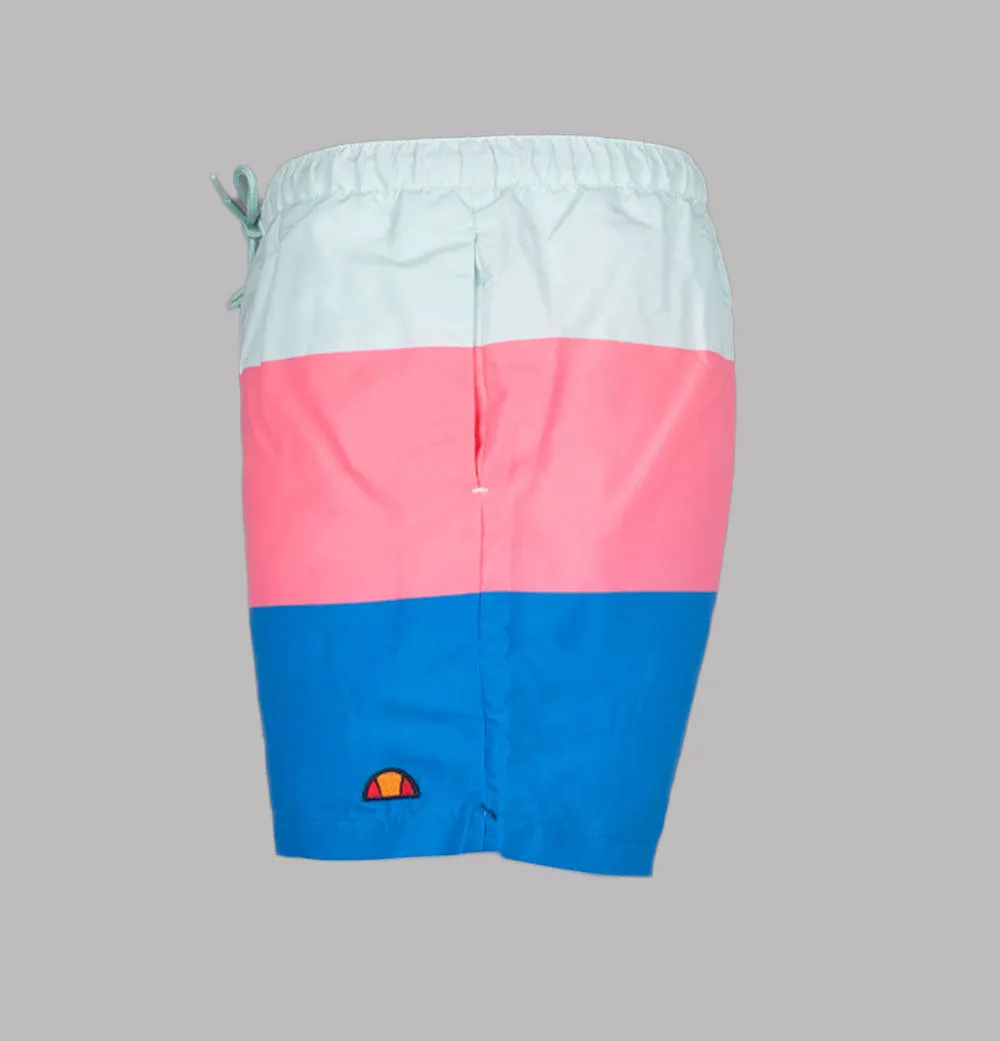 Ellesse Vespore Swim Shorts Light Blue/Pink/Blue