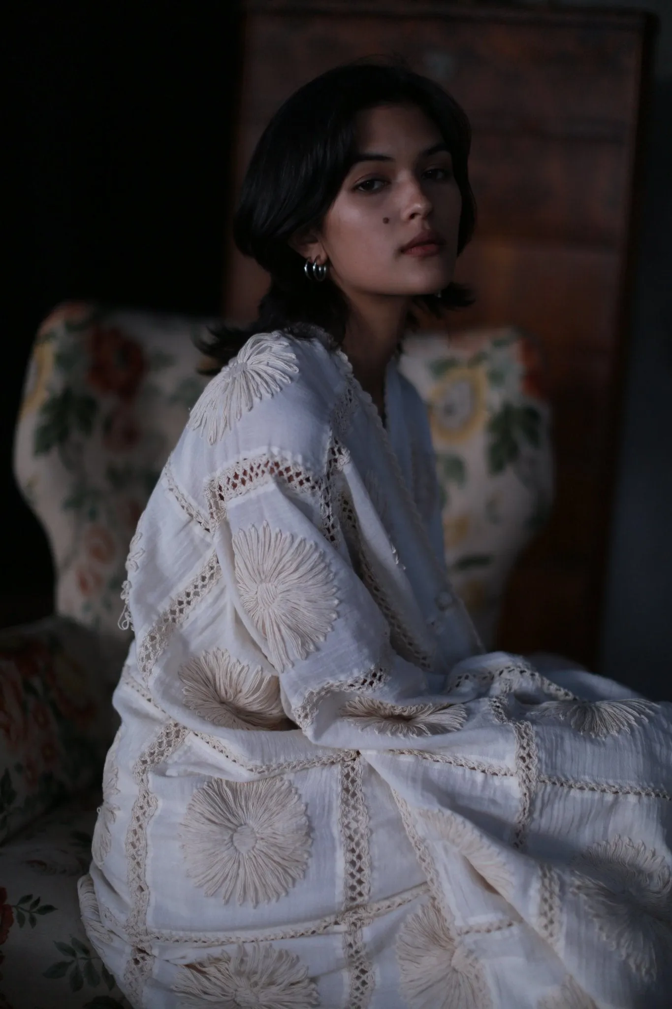 Embroidered Kimono Jacket Maigret
