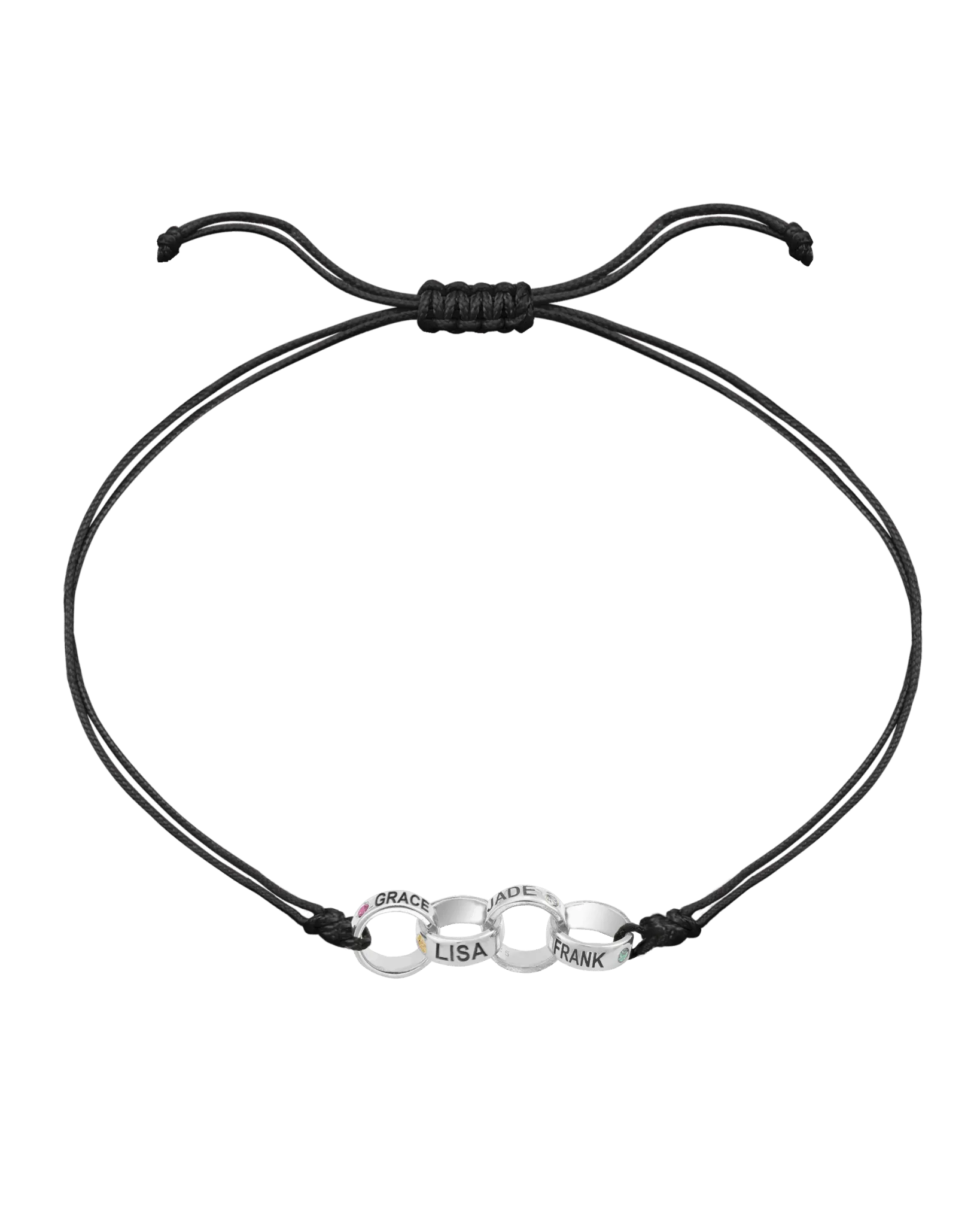 Engravable Links of Love - 925 Sterling Silver