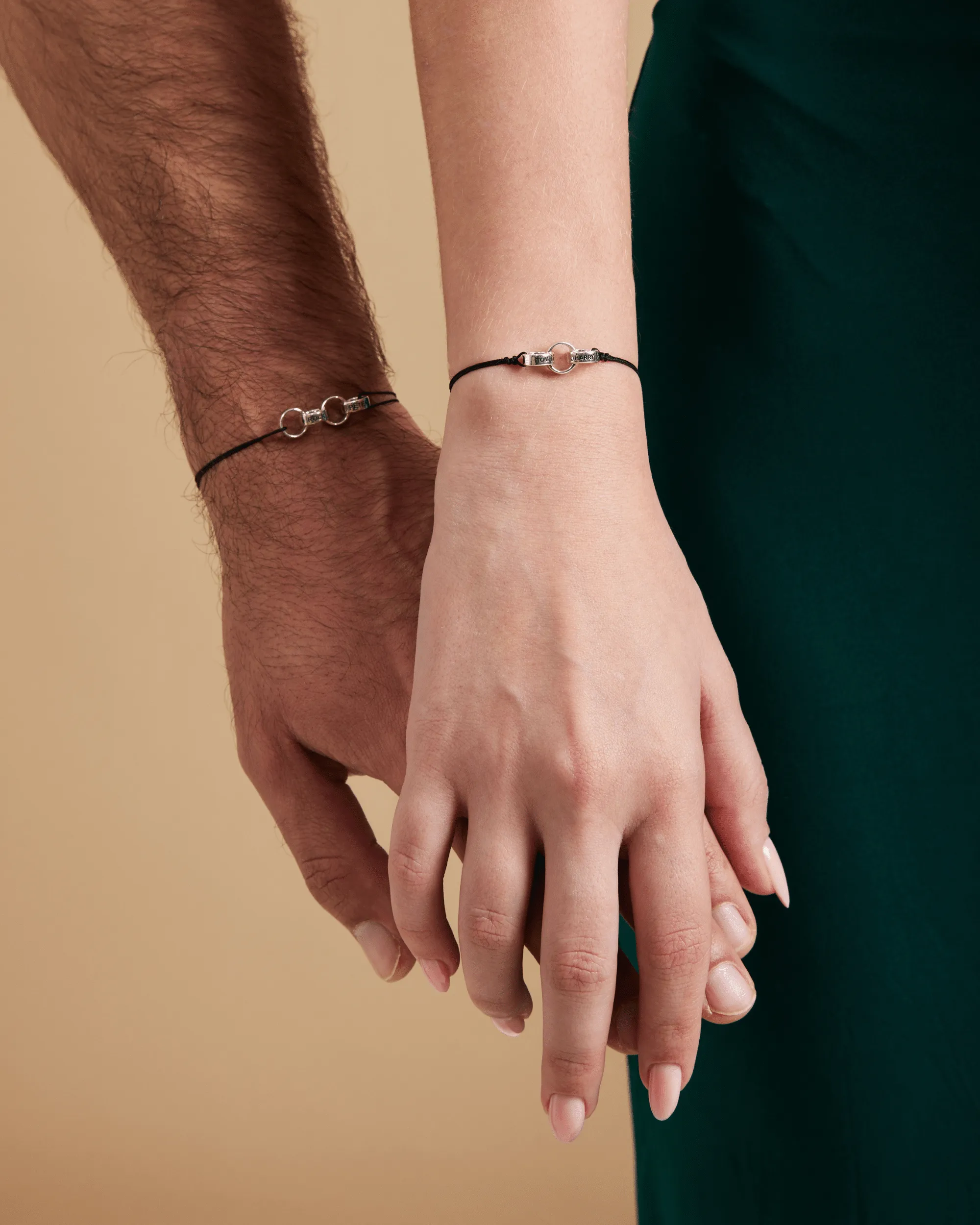 Engravable Links of Love - 925 Sterling Silver