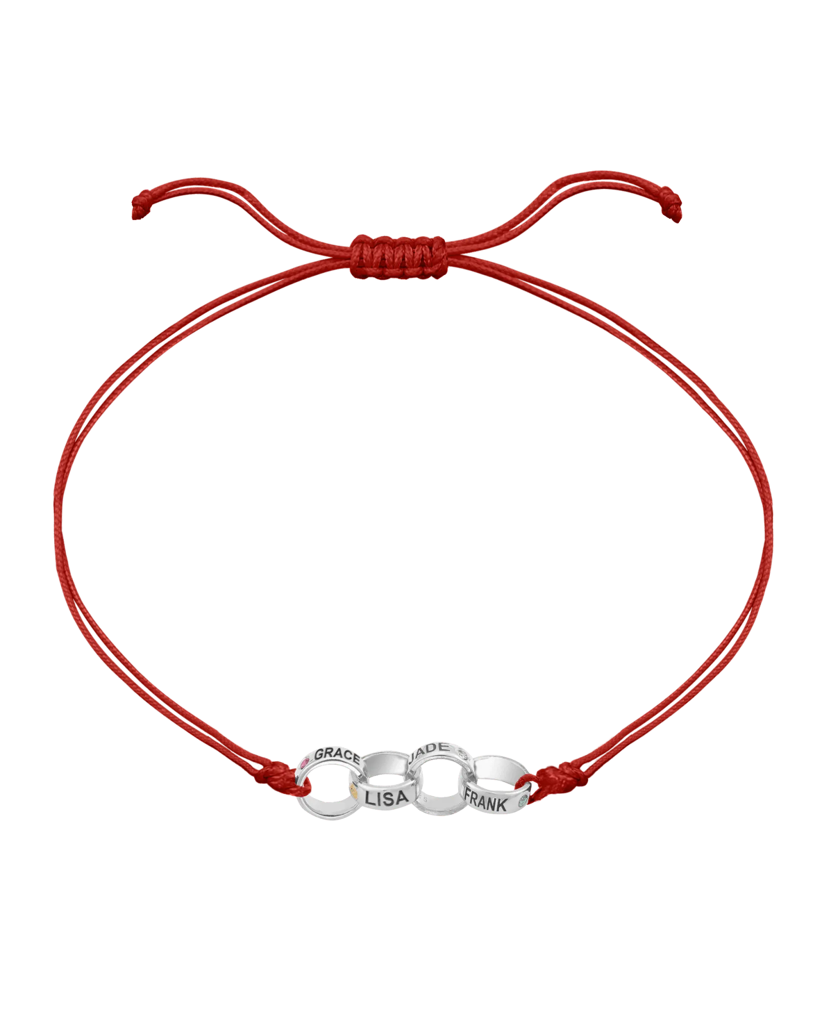 Engravable Links of Love - 925 Sterling Silver