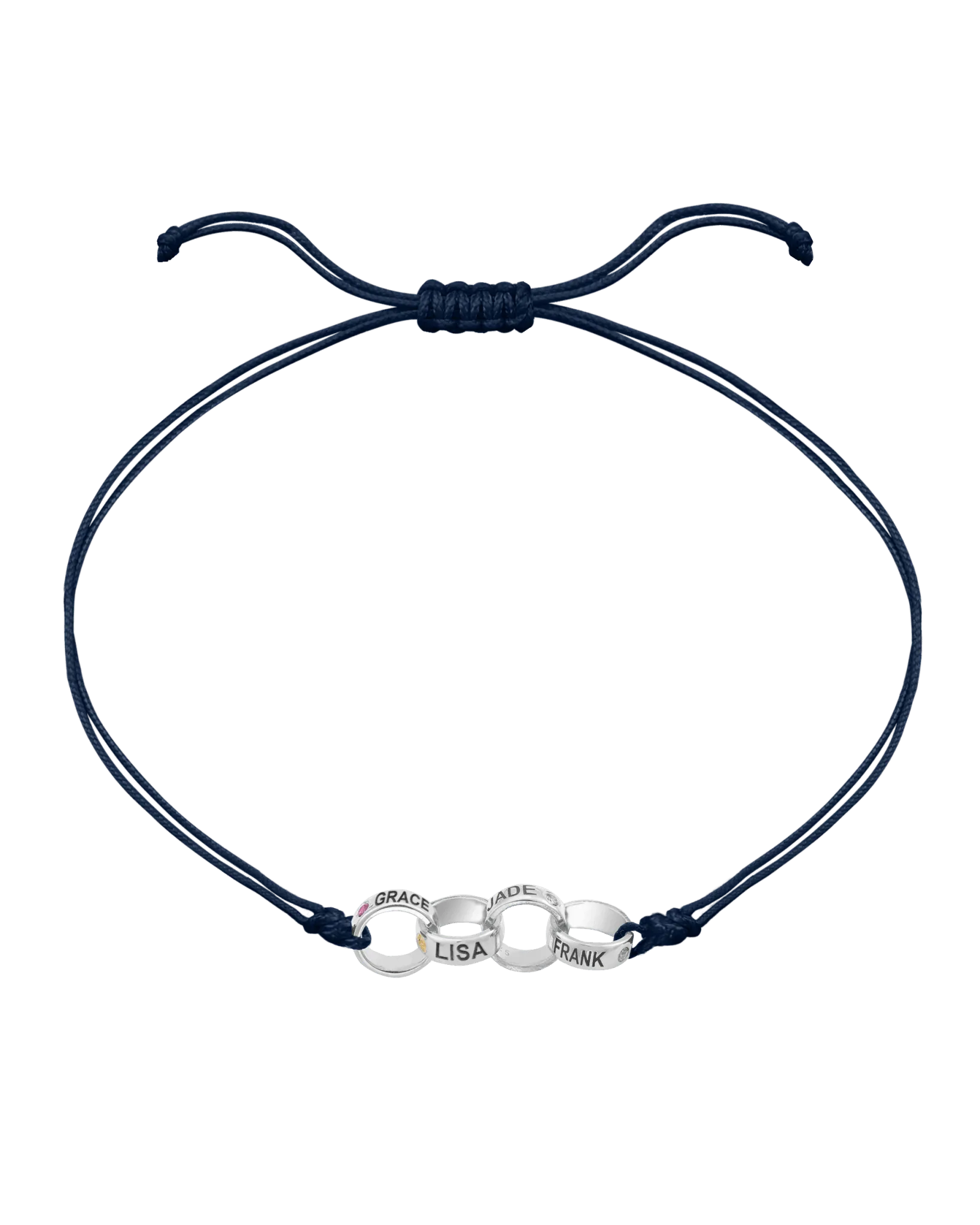 Engravable Links of Love - 925 Sterling Silver