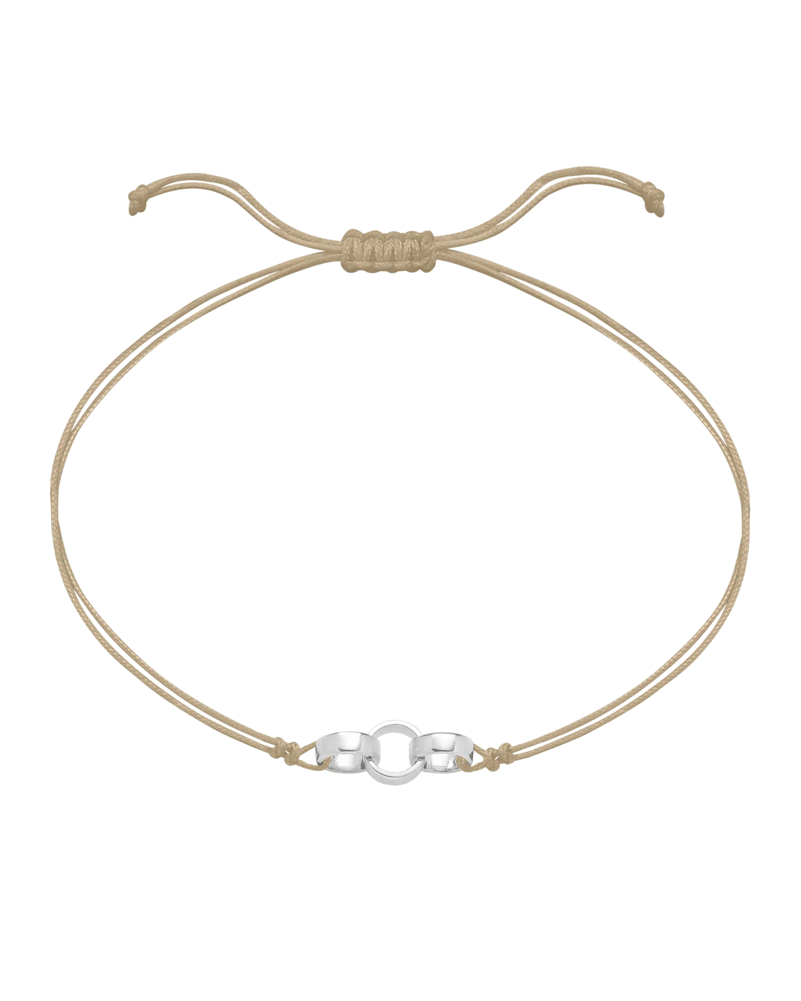 Engravable Links of Love - 925 Sterling Silver