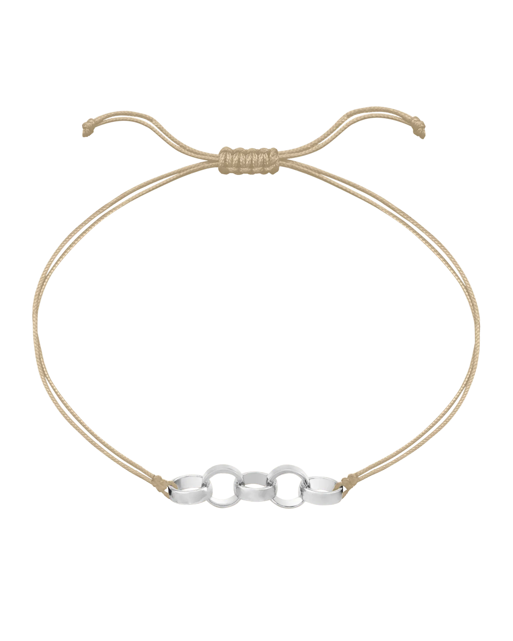 Engravable Links of Love - 925 Sterling Silver