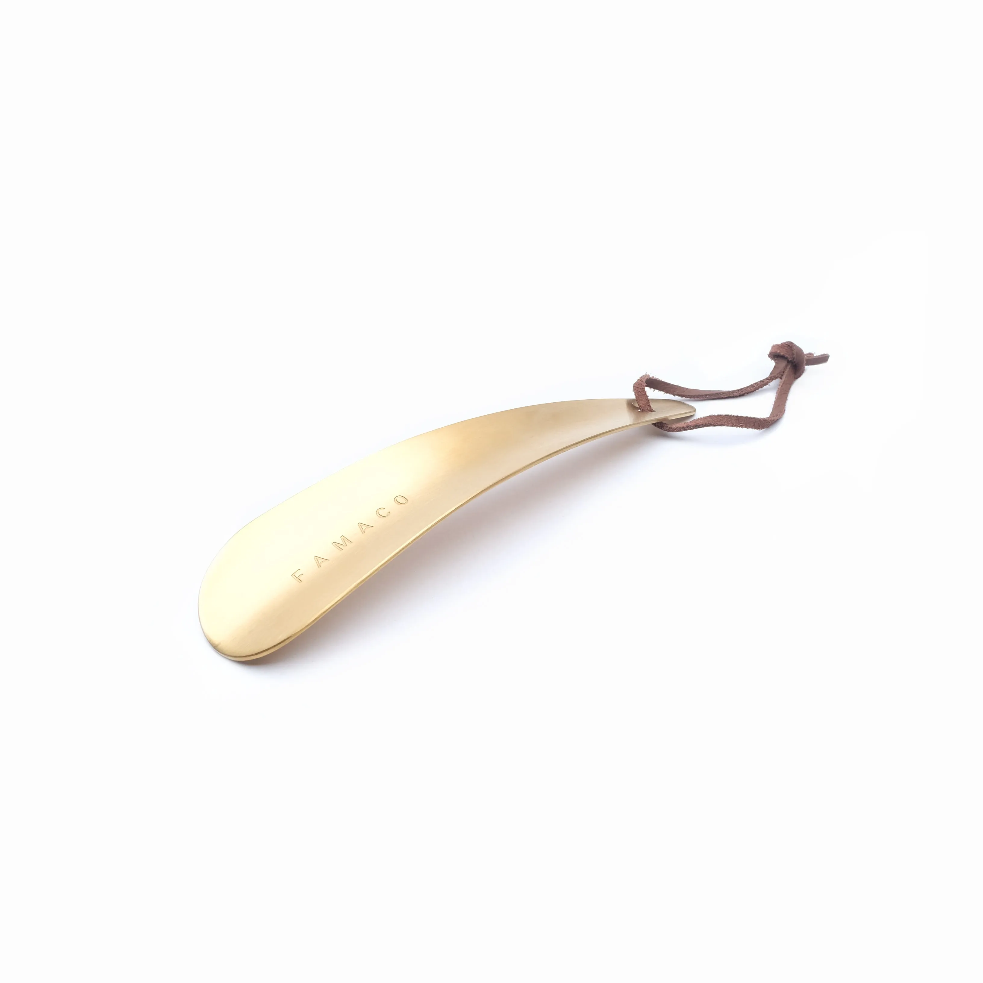Famaco Brass Shoe Horn (Matte)