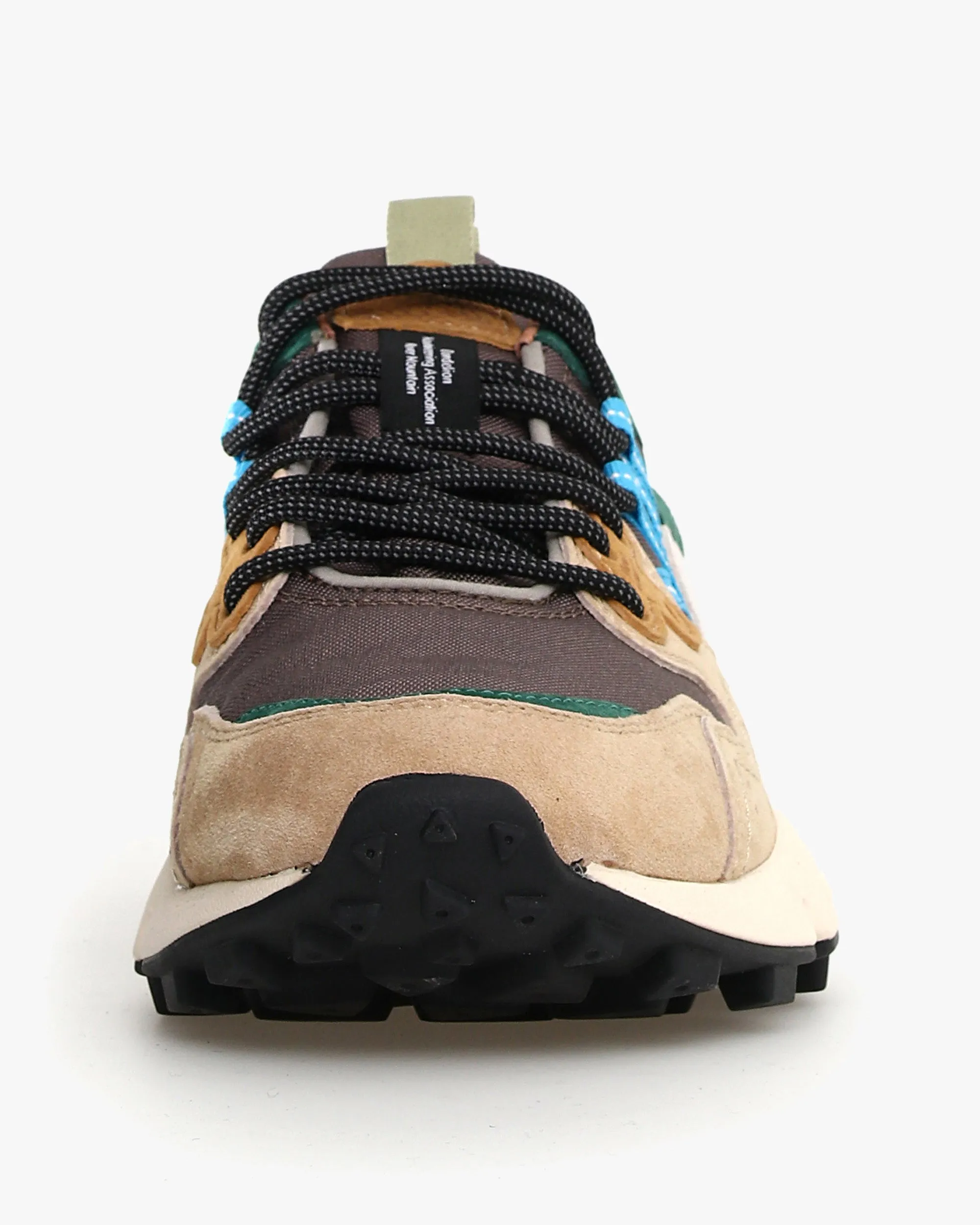 Flower Mountain Yamano 3 Suede & Cordura - Taupe / White / Green