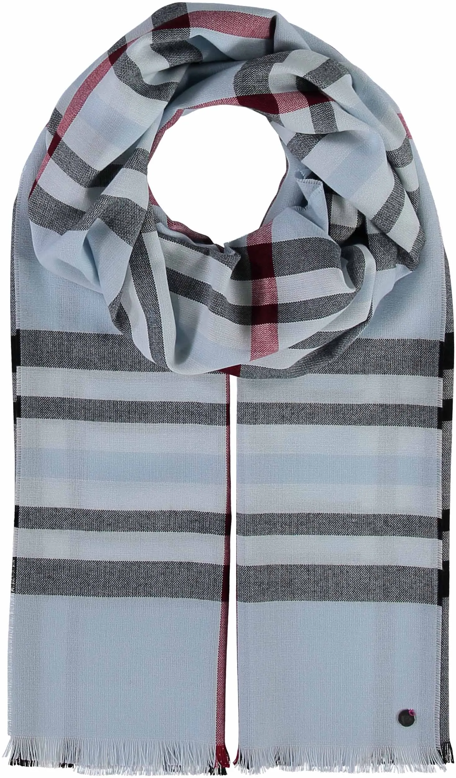 FRAAS Plaid Lightweight Wrap Scarf