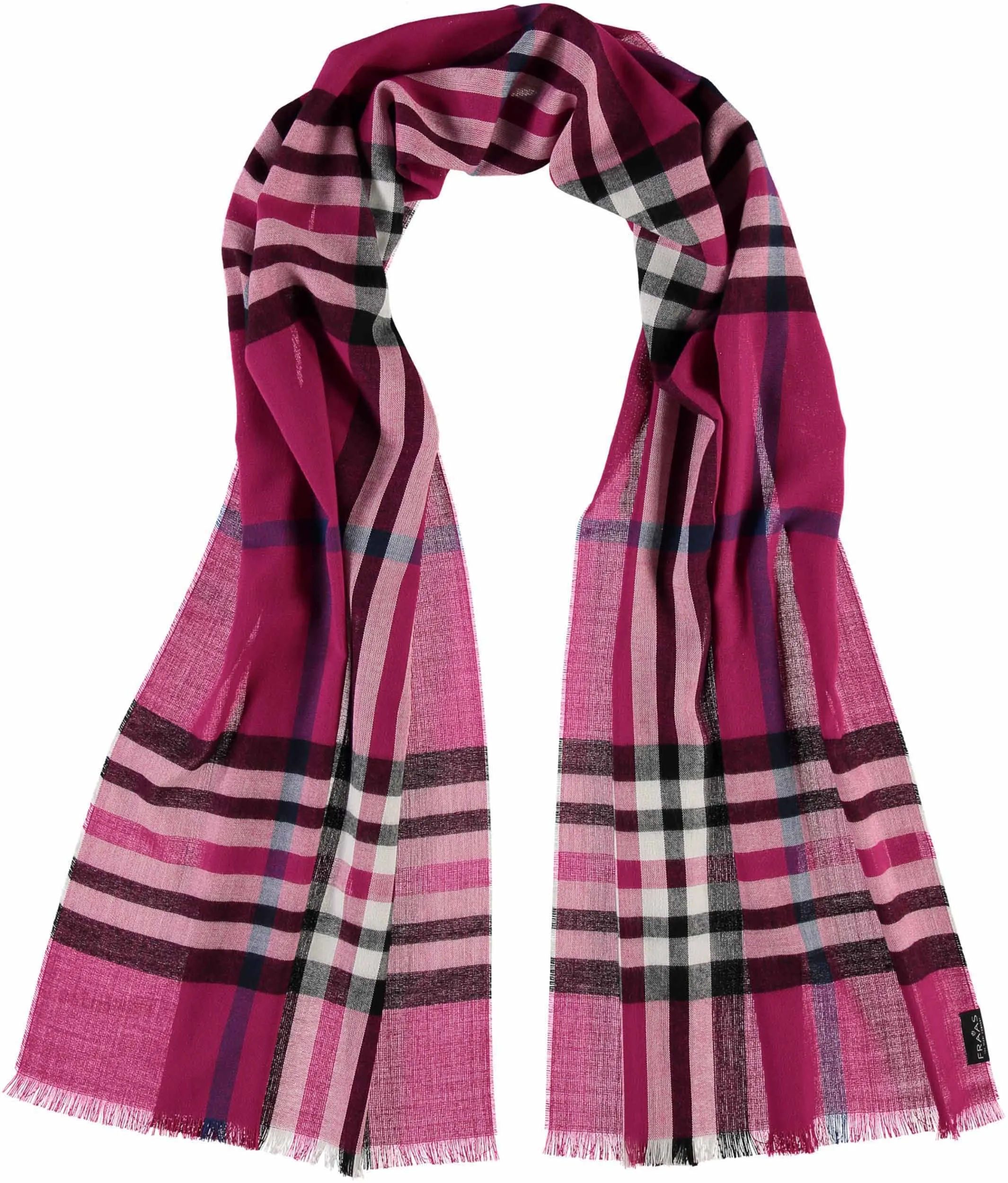 FRAAS Plaid Lightweight Wrap Scarf