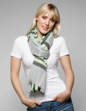 FRAAS Plaid Lightweight Wrap Scarf