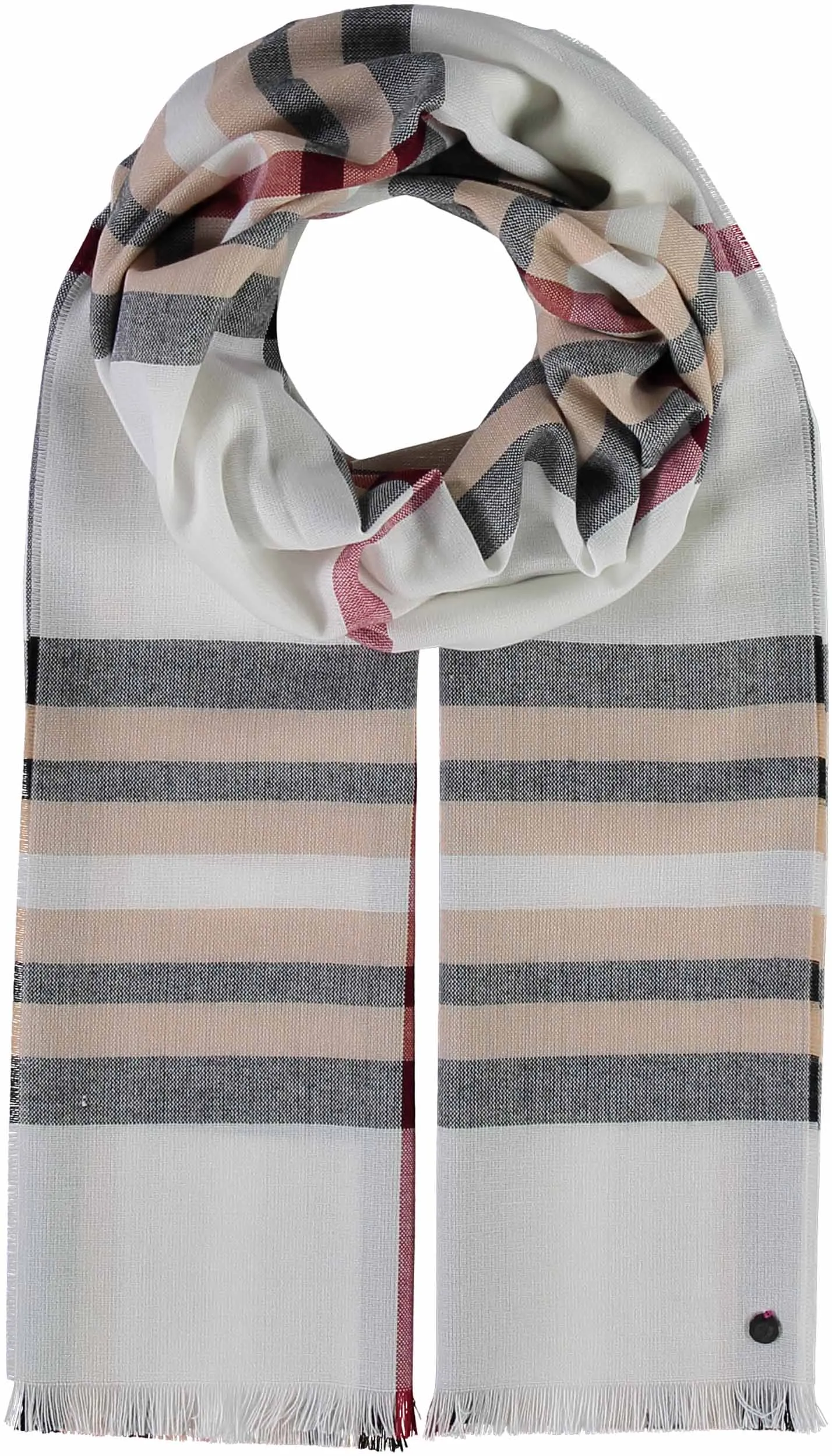 FRAAS Plaid Lightweight Wrap Scarf