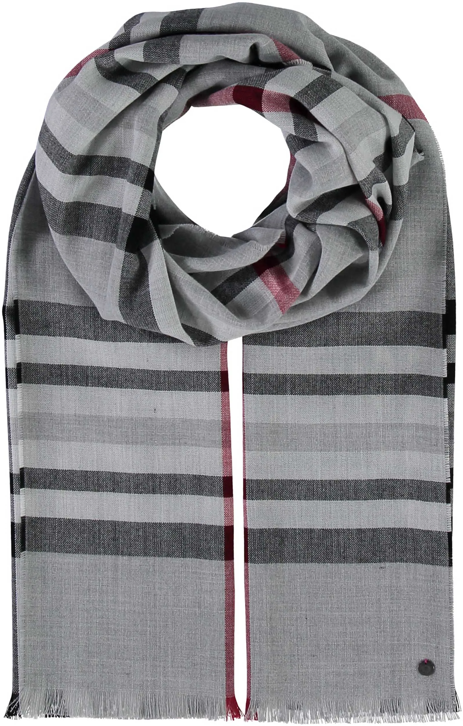 FRAAS Plaid Lightweight Wrap Scarf