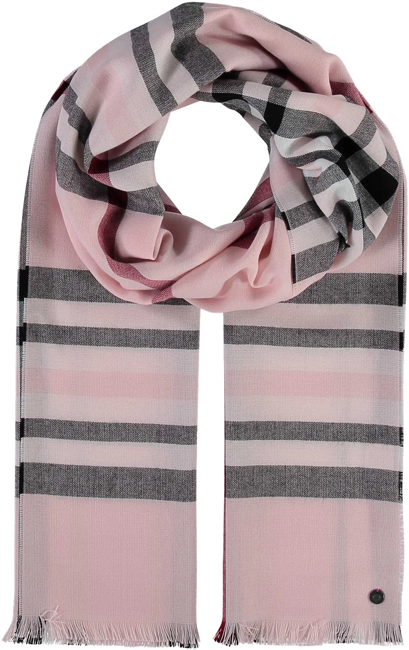 FRAAS Plaid Lightweight Wrap Scarf