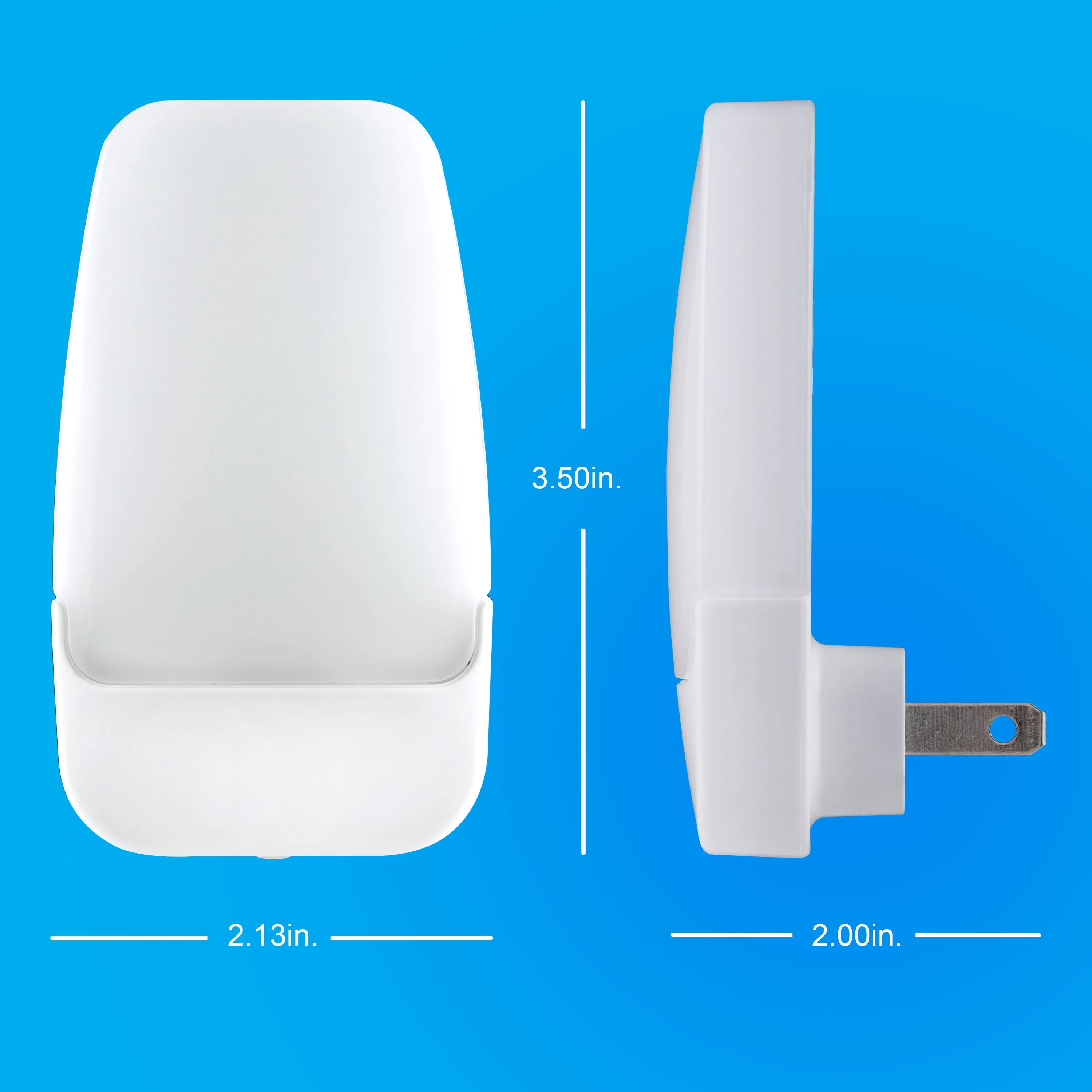 GE Automatic LED Plug-in Night Light, Light Sensing, 5 in, 2-Pack - Walmart.com