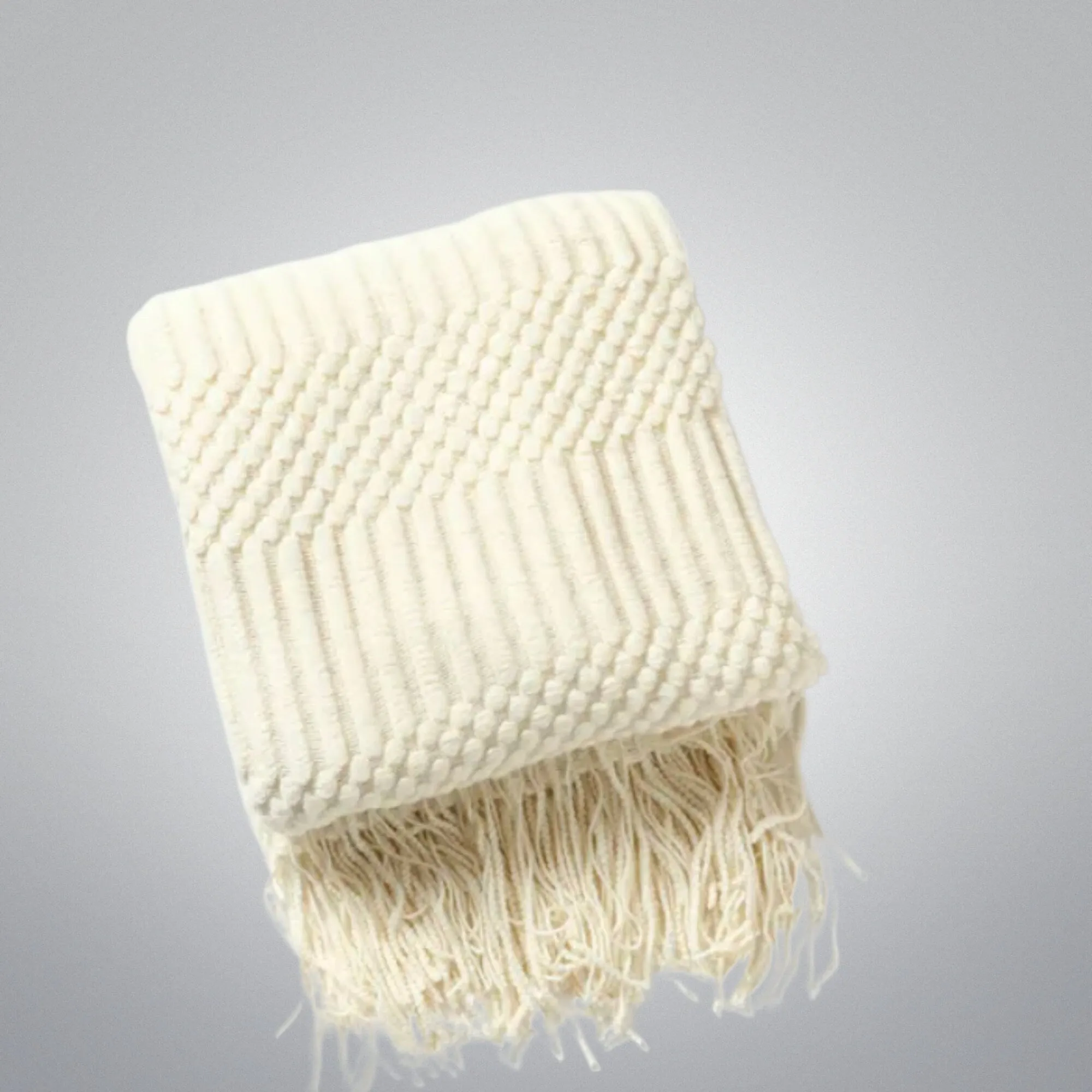 Gift knitted blanket, Knit crochet blanket, Spring/Summer