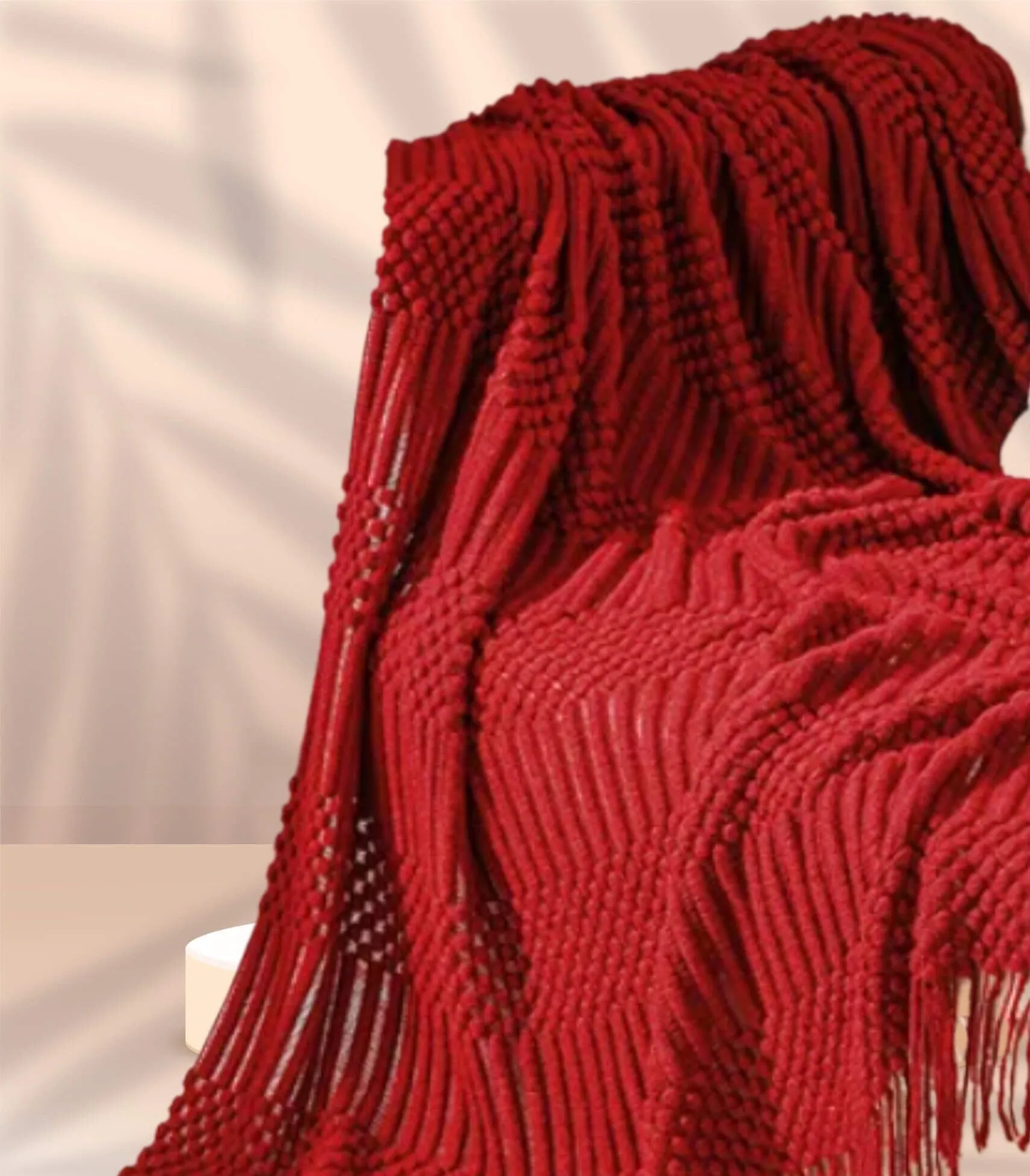 Gift knitted blanket, Knit crochet blanket, Spring/Summer