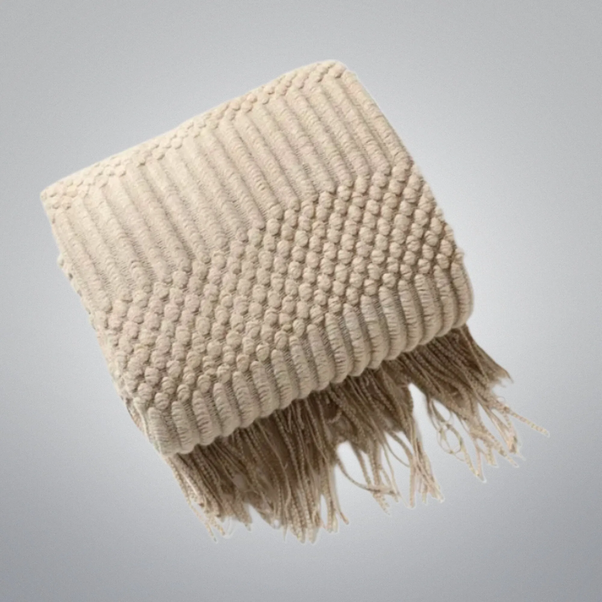 Gift knitted blanket, Knit crochet blanket, Spring/Summer