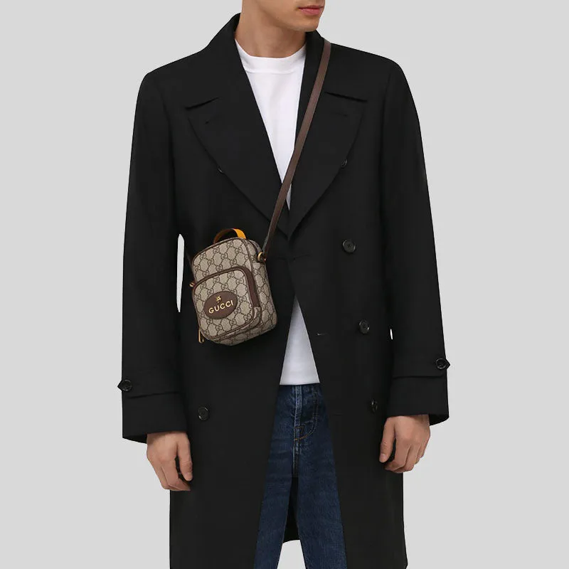 GUCCI GG Supreme Canvas Unisex Small Crossbody Bag 658556