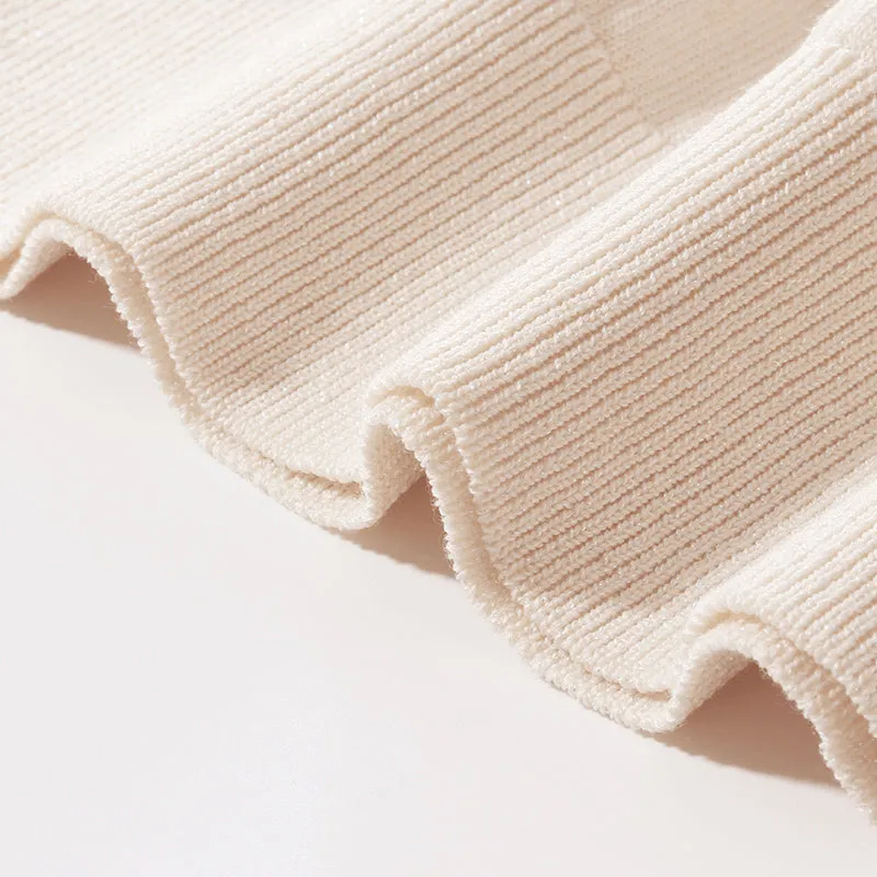 Half-Sleeve V-Neck Blouse