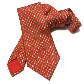 Hermes Silk Necktie 7914 MA Fruit Red