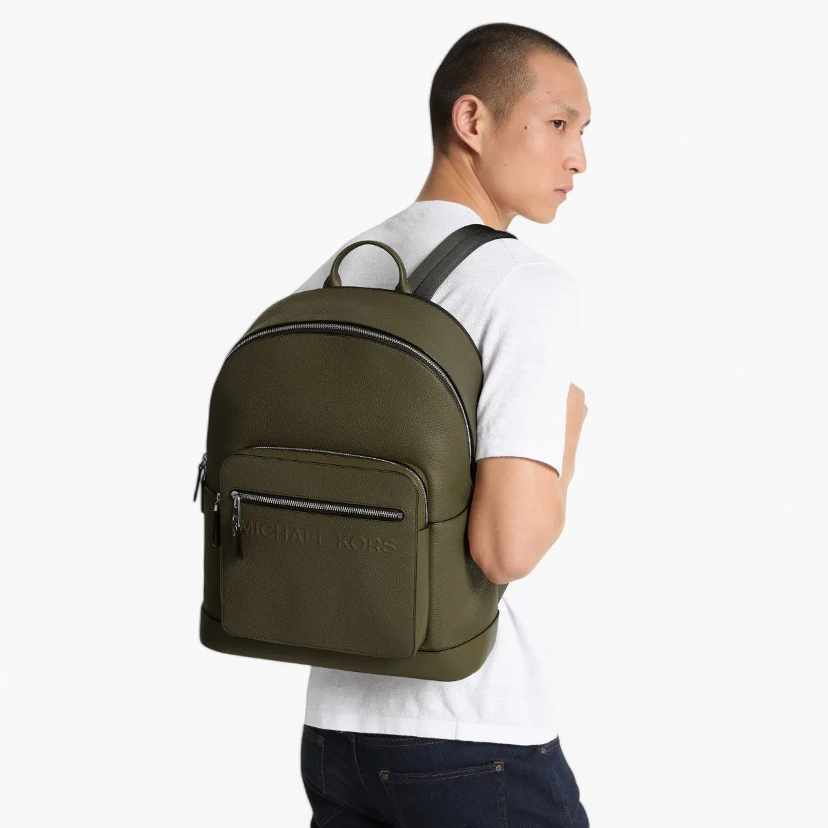 Hudson Leather Commuter Backpack