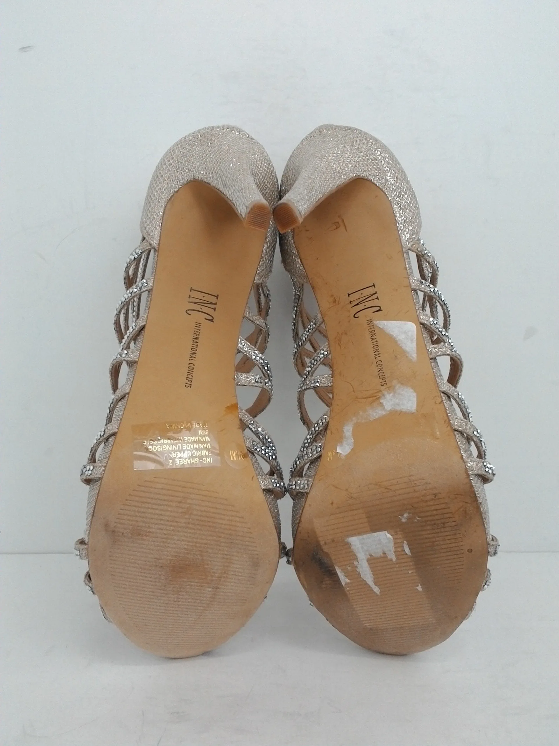 INC Women's Sharee2Gld Stiletto Sandal Size 6.5, 9.5